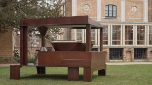 The grand Georgian home of the neo-classical architect John Soane provides the background for Caro’s modernist sculpture. It’s an aesthetic collision not to be missed