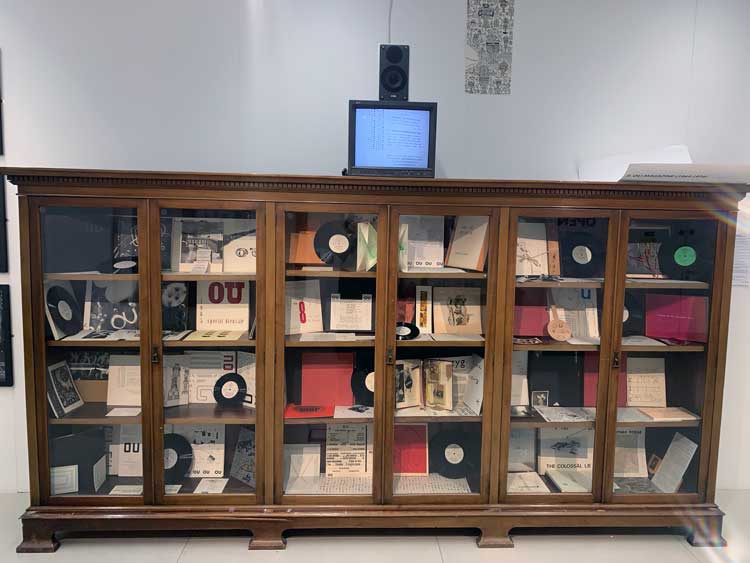 Henri Chopin: The (Almost) Complete Books, Zines and Multiples (1957-2007), installation view, the Leicester Gallery, De Montfort University, 27 November 2021 – 29 January 2022. Photo: Bronac Ferran.