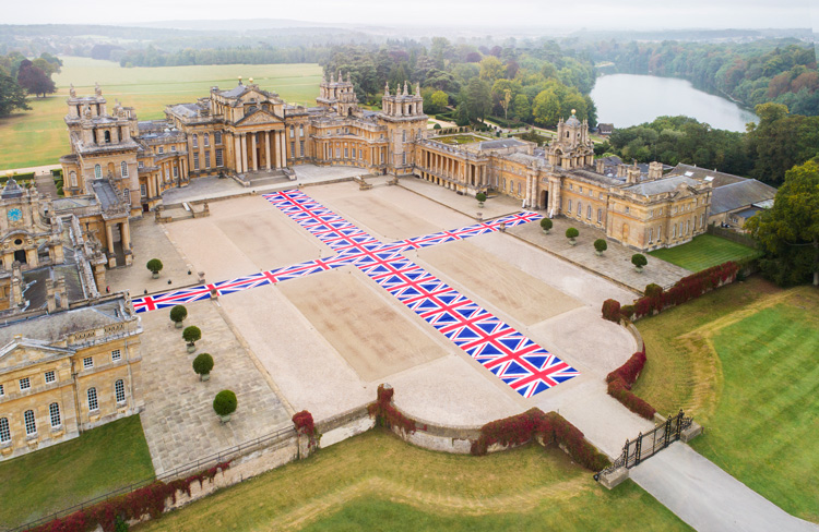 Installation view, Victory is Not an Option, 2019, Maurizio Cattelan at Blenheim Palace, 2019. Photo: Tom Lindboe, courtesy of Blenheim Art Foundation.