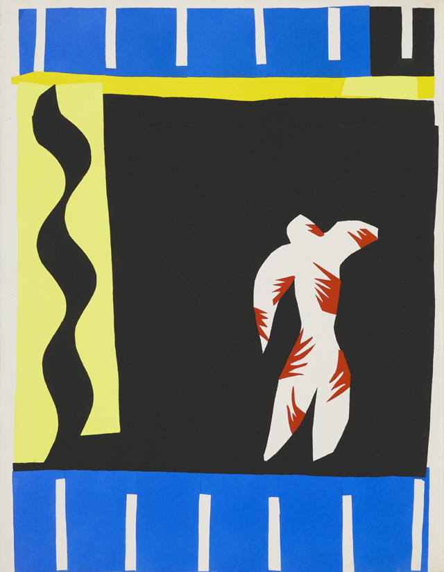 Henri Matisse, Le Clown, 1912. Pochoir print, 42 x 65.5 cm. Collection: National Galleries of Scotland © Succession H. Matisse/ DACS 2018.