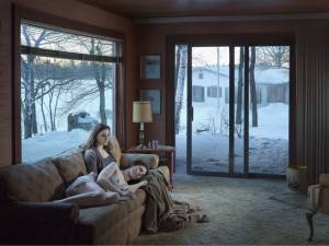 Gregory Crewdson. Mother and Daughter, 2014. Digital pigment prints, 37 ½ × 50 in (95.25 × 127 cm). © Gregory Crewdson. Courtesy Gagosian Gallery.