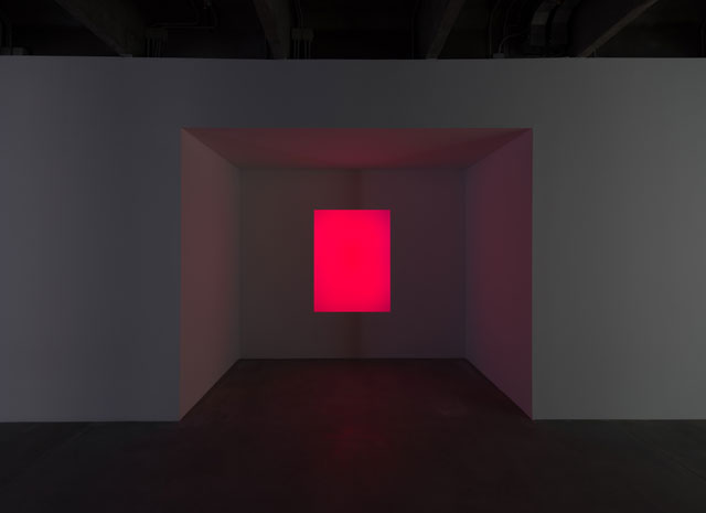 James Turrell. As Imagined, 2006. Wood, glass volume, and computerized neon setting, 158 x 118 cm. Private collection, Moscow. Courtesy Garage Museum of Contemporary Art.