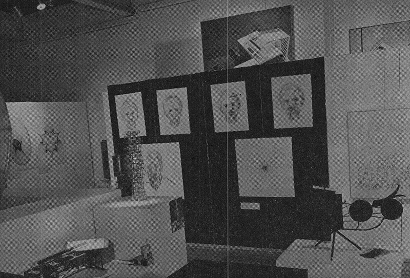 Installation shots of the Cybernetic Serendipity exhibition at the Institute of Contemporary Arts. 'Cybernetic Serendipity'—Getting rid of preconceptions. Studio International, Vol 176, No 905, November 1968, p. 176.