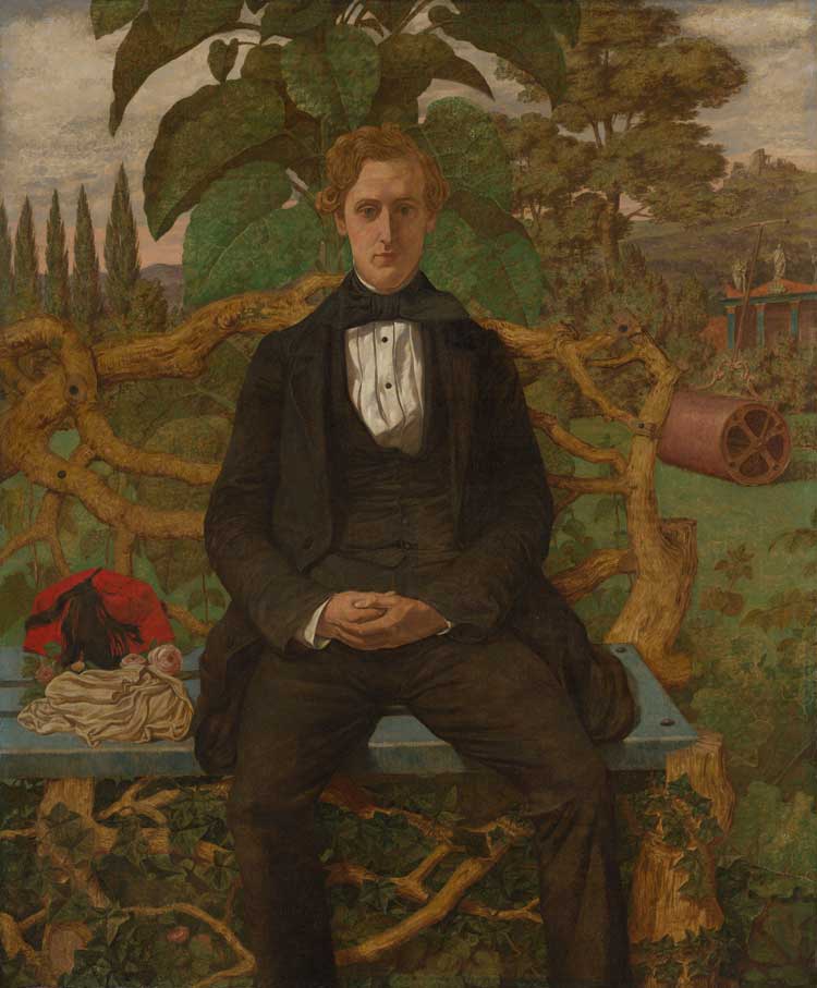 Richard Dadd, Portrait of a Young Man, 1853. Oil on canvas, 60.6 x 50 cm. Tate: Bequeathed by Ian L. Phillips 1984, accessioned 1992. Photo: Tate.