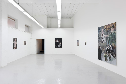 Nathan Cash Davidson: Thou annointest my head with oil, Hannah Barry Gallery, London, 18 June – 27 July 2015. Installation view (2).