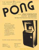 Poster for the original Pong Arcade game.