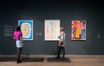 Tanaka Atsuko Drawings after 'Electric Dress', 1956 and Work, 1957, installation view in Electric Dreams, Tate Modern, 2024. © Kanayama Akira and Tanaka Atsuko Association Photo © Tate (Lucy Green).