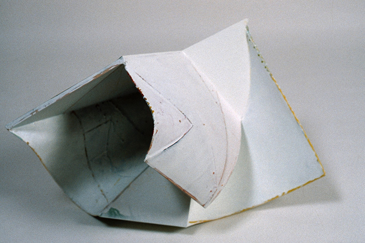 Garth Evans. Lost Hope, 1990. Epoxy resin, foamcore, paper, paint, 51 x 86 x 64 cm. Image courtesy the artist.