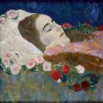 Gustav Klimt. Ria Munk on her Deathbed, 1912. Oil on canvas, 50 x 50.5 cm. Private Collection. Courtesy Richard Nagy Ltd., London. © Photo courtesy of the owner.