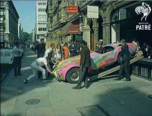 Art On Wheels, 1966. Video, 01:26 mins. Courtesy of British Pathé Archive.