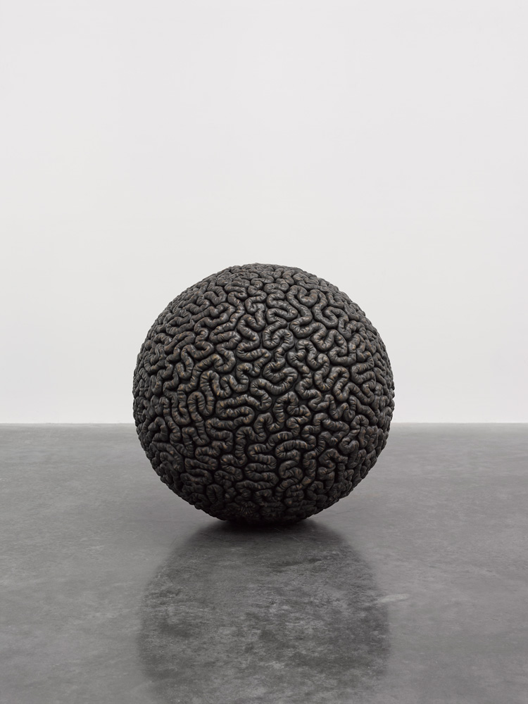 Mona Hatoum, Inside Out, 2019. Bronze, diameter: 103 cm (40 9/16 in). © Mona Hatoum. Photo © White Cube (Theo Christelis).