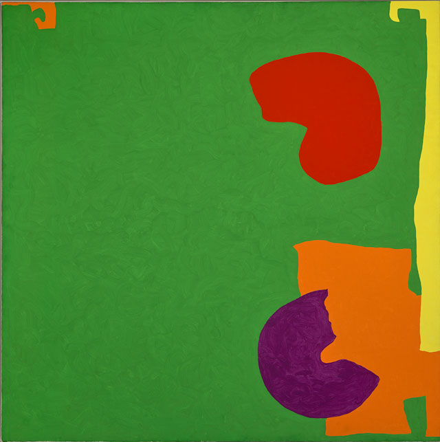 Patrick Heron. Square Green with Orange, Violet and Lemon : 1969, 1969. Oil paint on canvas, 152.4 x 152.4 cm. Private collection. © Estate of Patrick Heron. All Rights Reserved, DACS 2018.