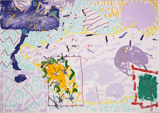 Patrick Heron. Sydney Garden Painting : December 1989 : II, 1989. Oil paint on canvas. Private collection. © Estate of Patrick Heron. All Rights Reserved, DACS 2018.