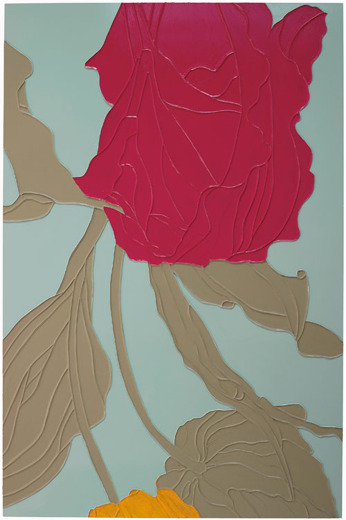 Gary Hume. Tulips, 2009. Private collection, courtesy Matthew Marks Gallery