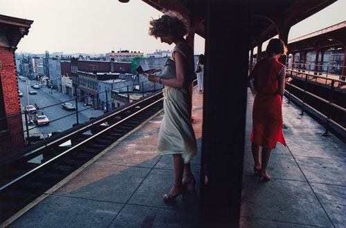 Bruce Davidson. <i>Subway</i>, 1980-1981 (2). Dye imbibition print, 38.4 x 57.4 cm (15 1/8 x 22 5/8 in). Michael and Jane Wilson. © Bruce Davidson.