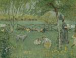 Pierre Bonnard. <em>The Large Garden (Le Grand jardin)</em>, 1895–6. Oil on canvas, 168 x 220 cm. Mus