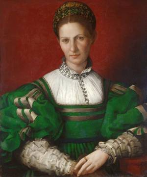 Bronzino,<em> Portrait of a Lady in Green</em>, c.1528-32, the Royal Collection © 2007, Her Majesty Queen Elizabeth II