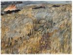 Anselm Kiefer. Margarethe - Sulamit (Margaret - Shulamite), 1981. Watercolour on paper, 42 x 56 cm. Hall Collection. Courtesy of the Hall Art Foundation. © Anselm Kiefer.