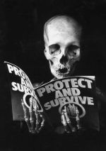 Peter Kennard. Protest and Survive, 1980. Photograph, gelatin silver print on paper, ink and watercolour on card, 37 x 26.5 cm. Tate: Purchased from the artist 2007.