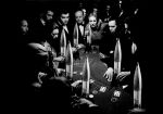 Peter Kennard. The Gamble, 1986. Photomontage, gelatin silver prints and ink on card, 83 x 53 x 5.8 cm. A/POLITICAL.