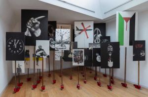 Peter Kennard: Archive of Dissent, Whitechapel Gallery, London 23 July 2024 - 19 January 2025. Photo: Lucy Dawkins.