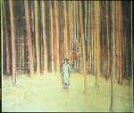 Anselm Kiefer.<em> Mann im Wald (Man in the Forest)</em> 1971. Oil on canvas, 68 1/2 x 74 3/8 in (174 x 189 cm).