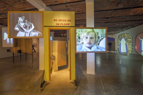 Installation view (1) of Mike Kelley at MoMA PS1, 2013. Photograph: Matthew Septimus.
