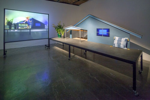 Installation view (4) of Mike Kelley at MoMA PS1, 2013. Photograph: Matthew Septimus.