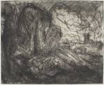 Leon Kossoff. <em>From Constable: Stoke-by-Nayland. </em>Private collection © Leon Kossoff