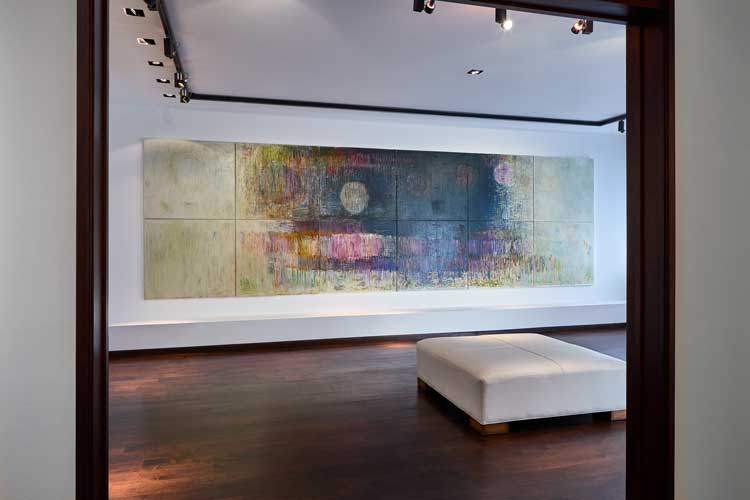 Christopher Le Brun and Charlotte Verity: Left Hand, Right Hand, installation view, The Gallery at Windsor, Florida, 2025. Photo: attascreative.