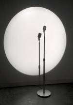 Rafael Lozano-Hemmer, <em>Microphone</em>, 2007. Mic records and plays back public participation. Dimensions variable. Courtesy of Haunch of Venison