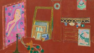 Henri Matisse’s landmark painting is brought to life, shown with the artworks it portrays for the first time since they were together in the artist’s studio. Archival materials detailing its wild history and other related Matisse works complete this radiant exhibition