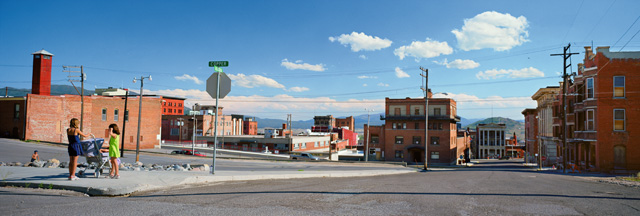Wim Wenders. Street Corner, Butte Montana, 2003. Courtesy Wim Wenders Foundation and Blain|Southern.