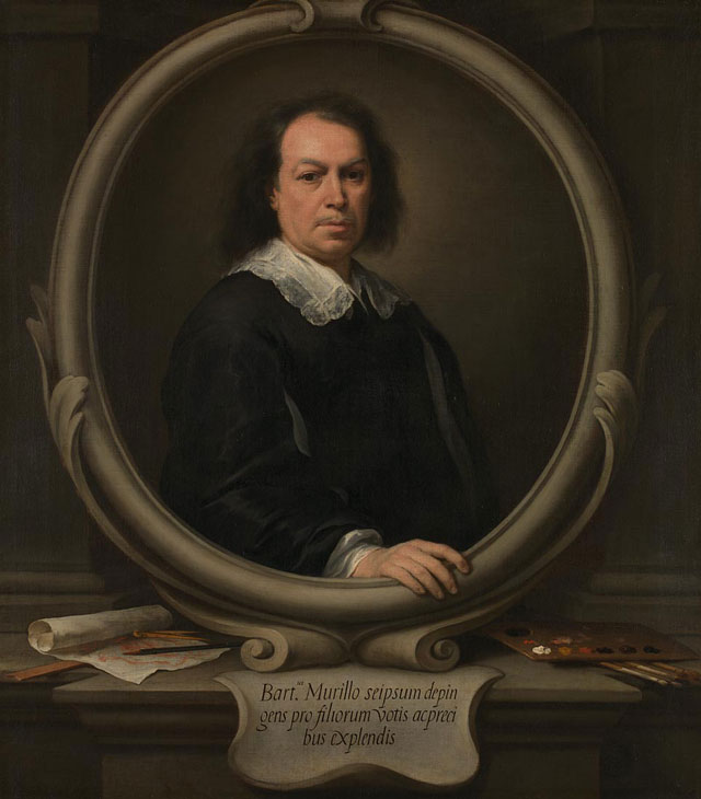 Bartolomé Esteban Murillo. Self Portrait, about 1670. Oil on canvas, 122 x 107 cm. © The National Gallery, London.