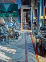 Hector McDonnell. Chatsworth – The Drawing Room, 2015. Oil on canvas, 122 x 91.5 cm (48 x 36 in).