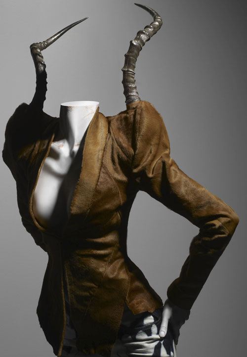 Alexander McQueen A/W 2010 'Angels & Demons' Wool-Silk Leggings, Medium