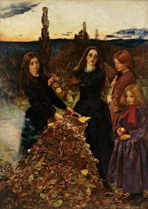 Millais, John Everett. <em>Autumn Leaves,</em> 1855–1856. Courtesy of Manchester City Galleries