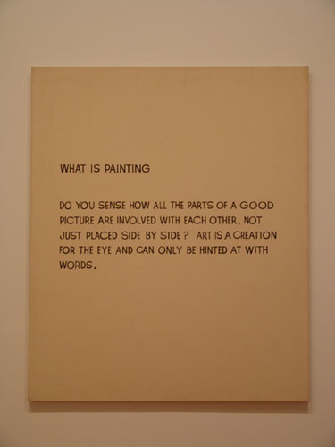 <i>What is Painting</i>, 1968. John Baldessari