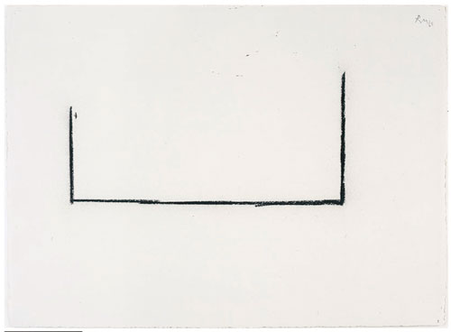 Robert Motherwell. <em>Open Study No. 3</em>, 1968. Charcoal on paper, 55.9 x 77.5 cm (22 x 30½ in). © Dedalus Foundation, Inc. / Licensed by VAGA, New York, NY.