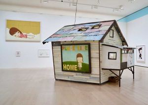 Yoshitomo Nara. My Drawing Room 2008, Bedroom Included, 2008. Installation view, Guggenheim Museum Bilbao, 28 June – 3 November 2024. Image courtesy Guggenheim Museum Bilbao.