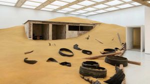 A spectacular survey of the British artist is brutally bleak and awe-inspiringly complex. It might also be the most fun you’ll have at an exhibition all year