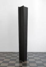 Nunzio, Untitled, 2013. Combustion on wood, 212 x 46 x 47 cm. Courtesy Mazzoleni, London-Torino.