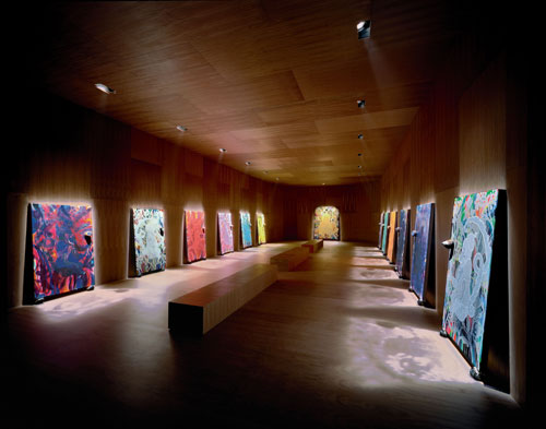 Chris Ofili. The Upper Room, 1999.