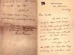 Letter written by William DeHart Hubbard (1903–1976) to his mother on board the SS America before sailing to Paris with the US Olympic team, 16 June 1924. Pen and ink on paper with printed letterhead. DeHart Hubbard Collection, MSS 1067, Cincinnati Museum Center.