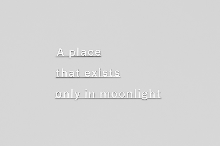 Katie Paterson, A Place That Exists Only in Moonlight. Photo © Ollie Harrop. Courtesy of the artist, Ingleby Gallery, and James Cohan Gallery.