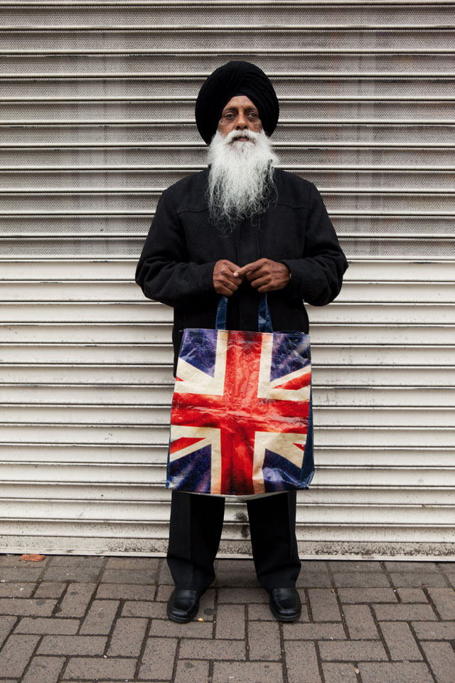 Martin Parr. Harbhajan Singh, Willenhall Market, Walsall, the Black Country, England, 2011. © Martin Parr / Magnum Photos / Rocket Gallery.