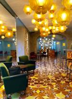Jorge Pardo, hotel L’Arlatan, Arles, lobby. Photo: Pierre Collet.
