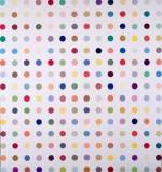 Damien Hirst. <em>Apotryptophanae</em>, 1994. 205.5 X 221 cm, household gloss and emulsion on canvas. © The Artist/Science. Courtesy British Council Collection.