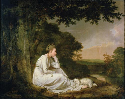 Joseph Wright of Derby, <em>Maria, from Sterne,</em> 1777. Oil on canvas. Private collection