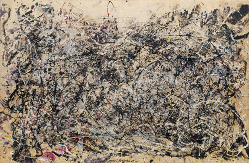 Jackson Pollock. Number 1A, 1948, 1948. Oil and enamel paint on canvas, 68 in x 8 ft 8 in (172.7 x 264.2 cm). The Museum of Modern Art, New York. © 2015 Pollock-Krasner Foundation / Artists Rights Society (ARS), New York.